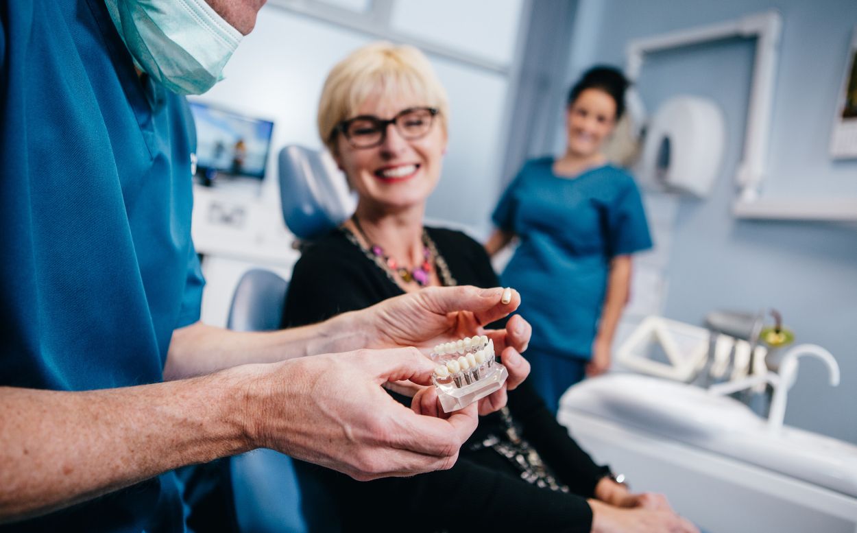 Dental implant placement process